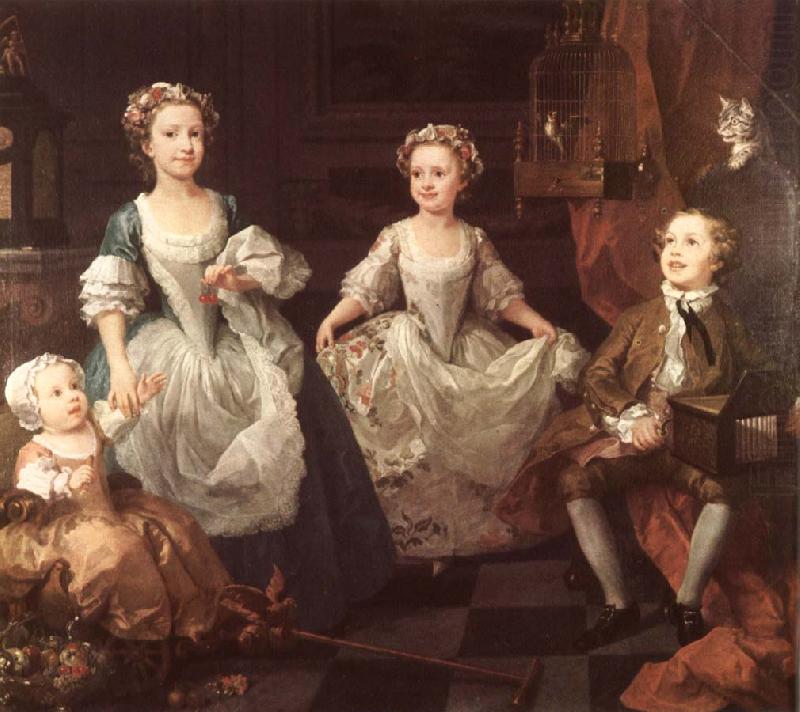 William Hogarth The Graham Children oil painting picture